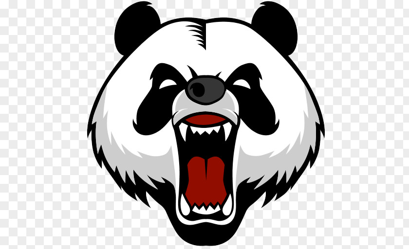 Bear Giant Panda Logo Decal PNG