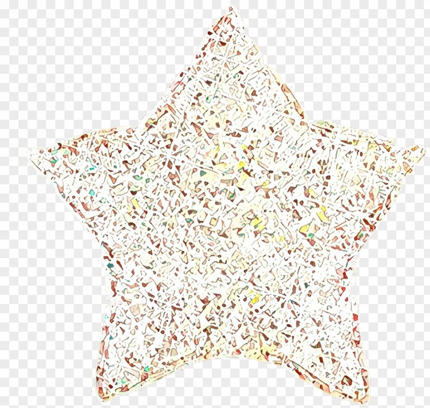 Diamond Holiday Ornament Glitter Star PNG