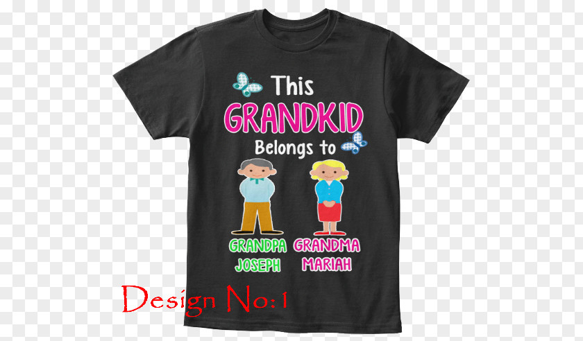 Kids T Shirt T-shirt Child Infant Grandparent PNG