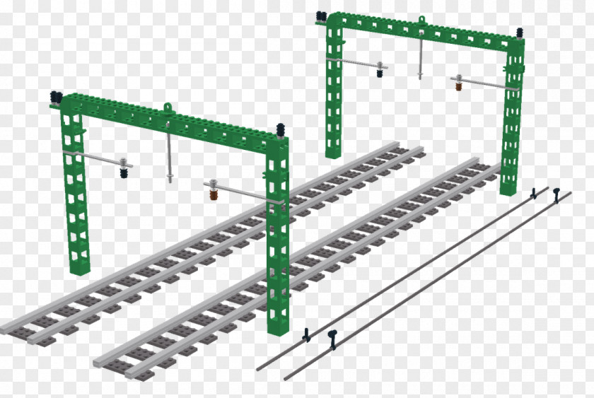 Train Lego Trains Overhead Line Rail Transport PNG