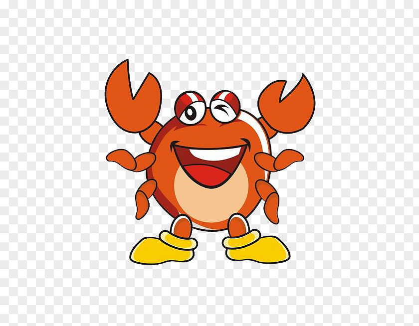 Cartoon Crab Material Seafood PNG