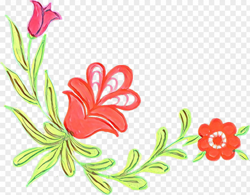 Cut Flowers Flowering Plant Watercolor Frame PNG