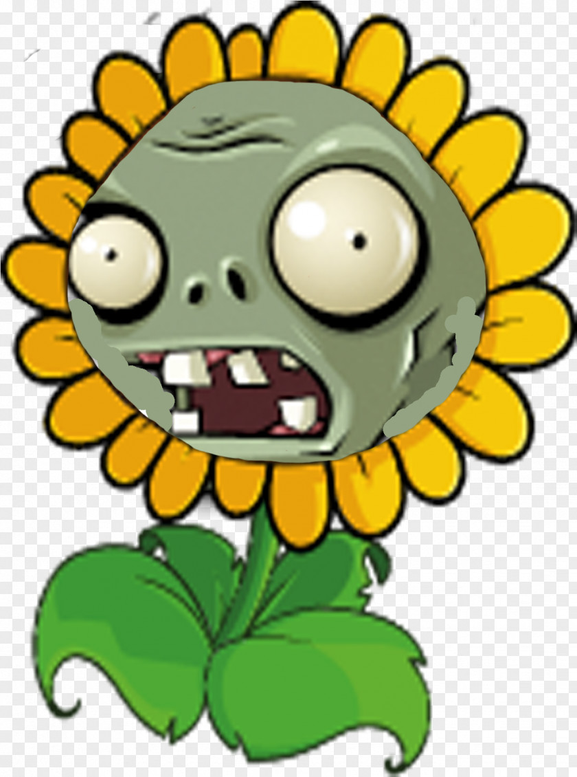Flower Happy Sunflower Plants Vs Zombies PNG