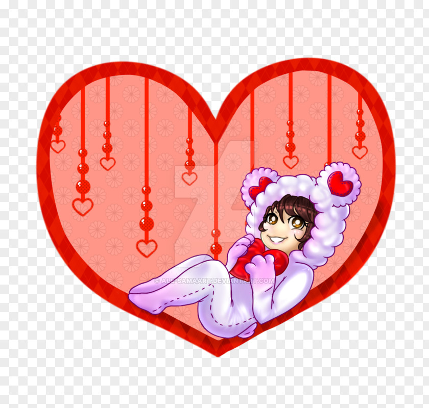 Happy B.day Valentine's Day Character Heart Fiction Animated Cartoon PNG