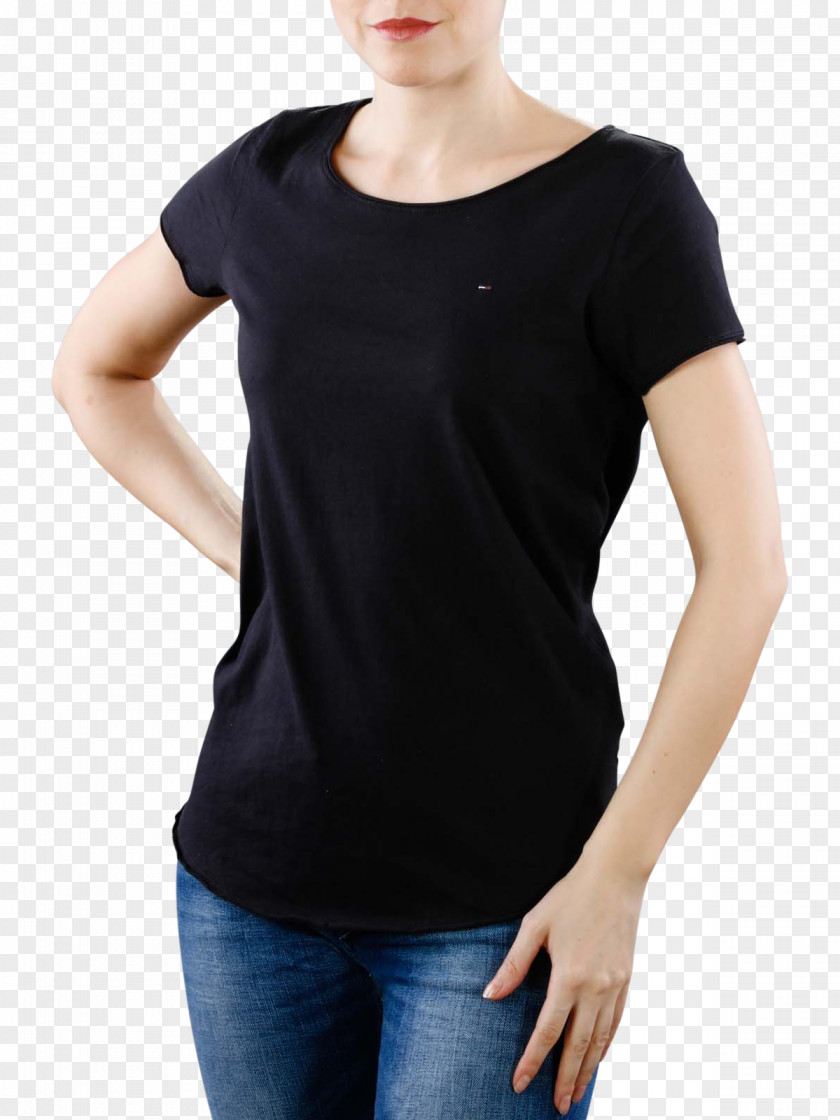 Ladies Jeans Long-sleeved T-shirt Maison Scotch Short Sleeve PNG