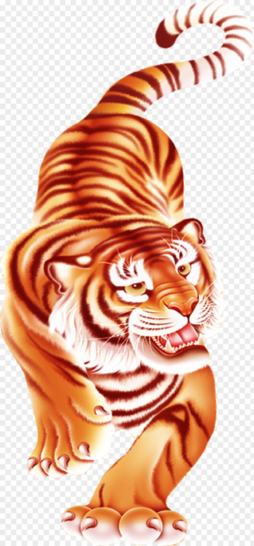 Tiger Golden Lion PNG