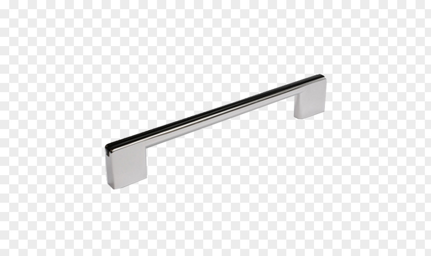 Griffe Drawer Pull Stainless Steel Handle Brushed Metal PNG