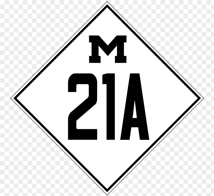 M-211 Michigan State Trunkline Highway System Interstate 210 And Route US PNG