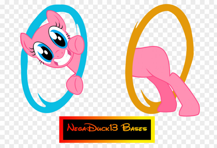 Portal Pony 2 Pinkie Pie Fluttershy PNG