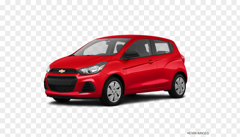 Red Spark 2019 Chevrolet Subcompact Car Driving PNG