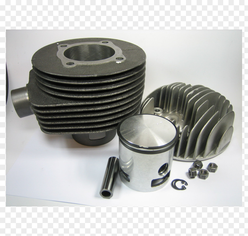 Vespa Motor Automotive Piston Part Cylinder Metal PNG