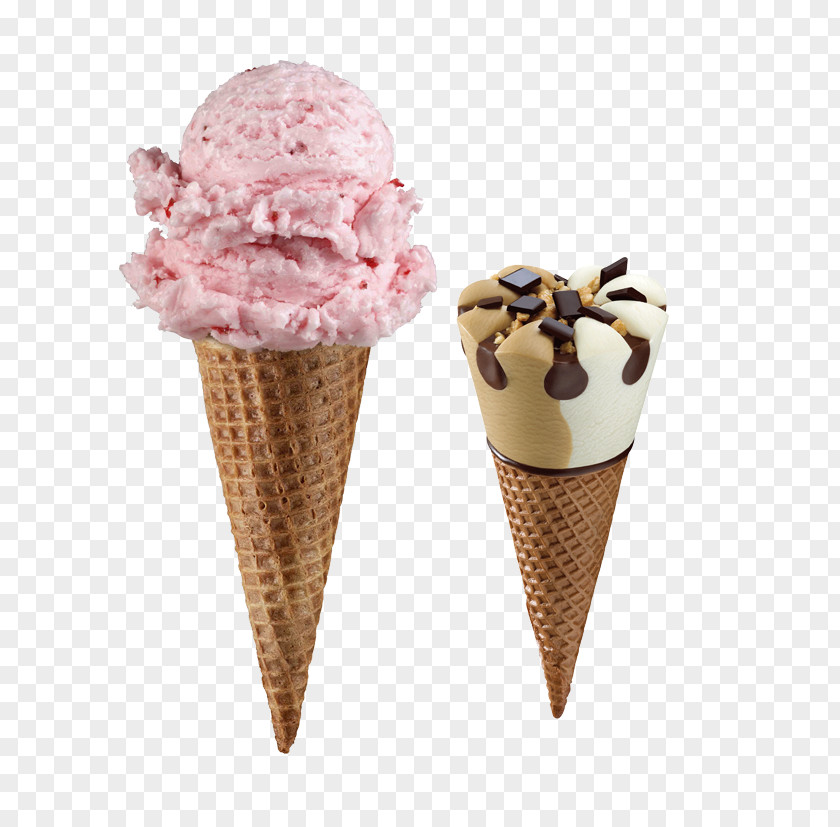 Ice Cream Chocolate Hot Dog Cone PNG