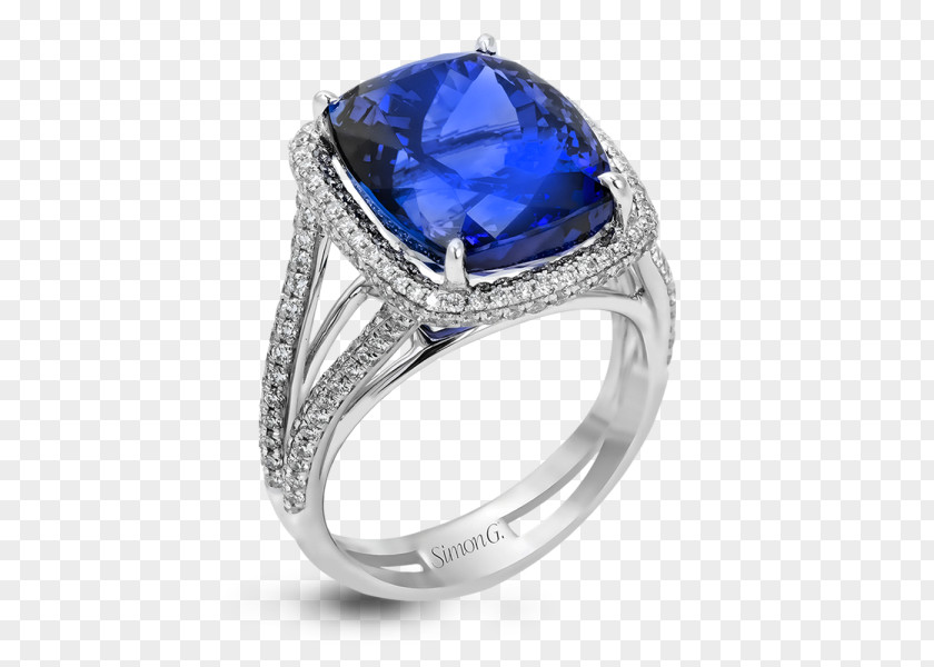 Sapphire Engagement Ring Fashion Jewellery PNG