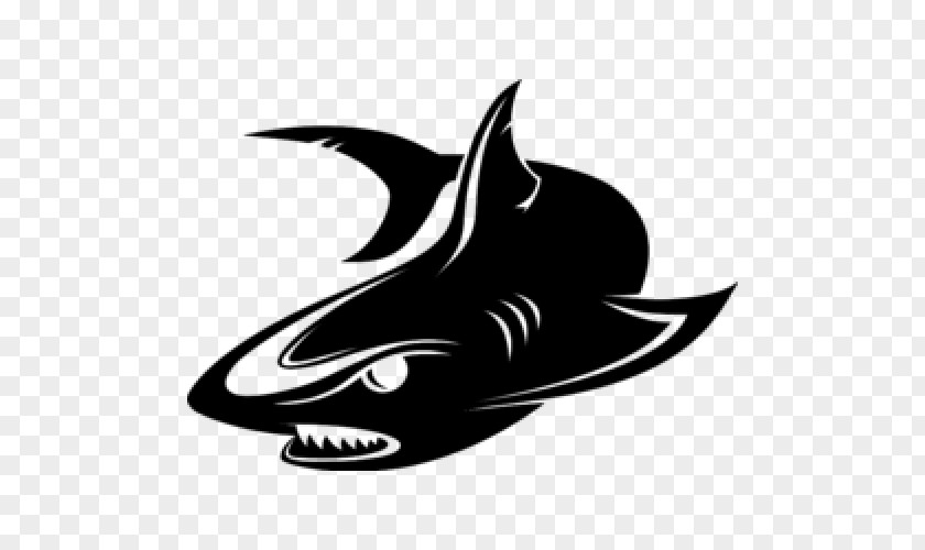 Shark Great White Logo Sticker PNG
