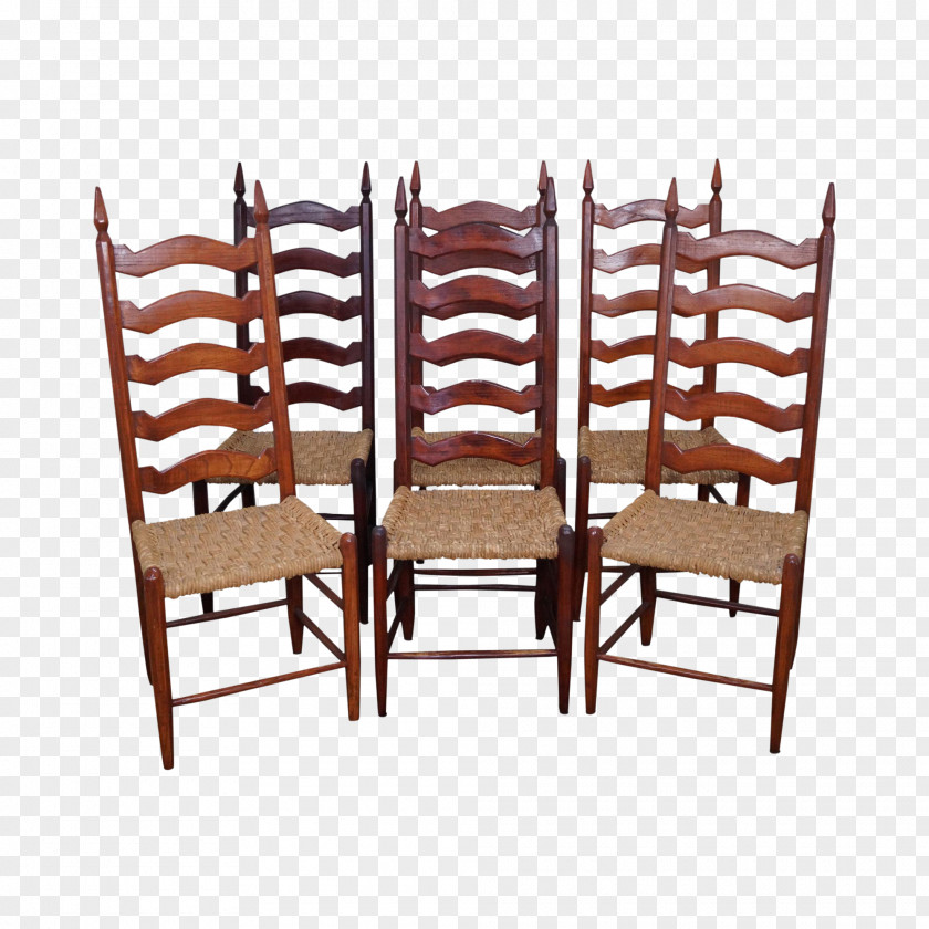 Table Ladderback Chair Dining Room Seat PNG