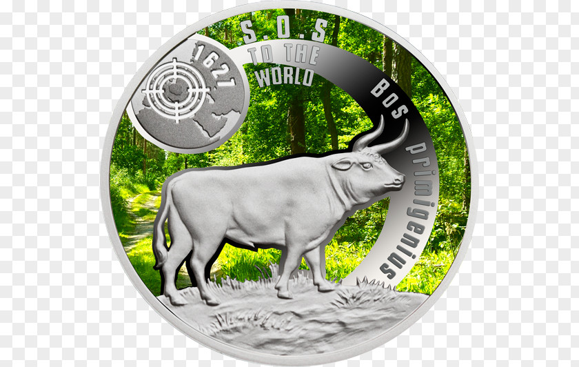 Coin Dollar Silver Fauna Cattle PNG