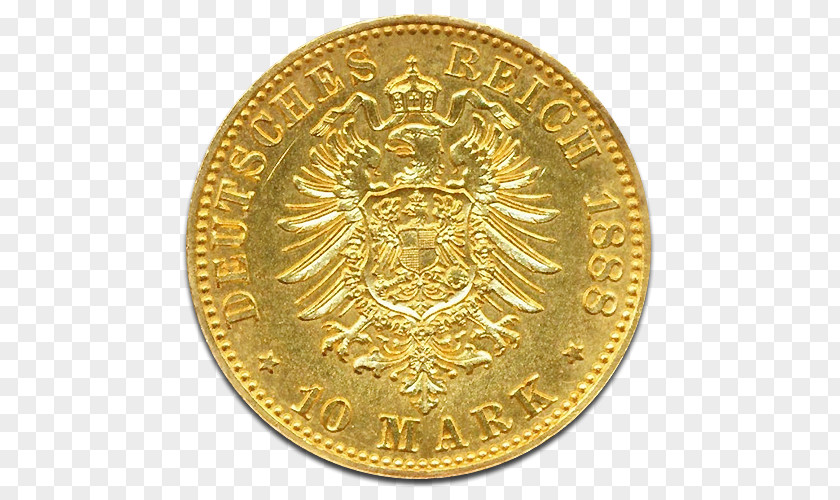 Coin Gold Brass Medal Belgian Franc PNG
