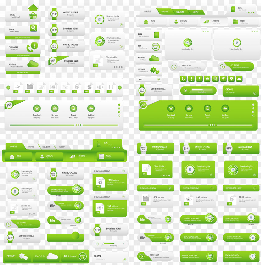 Creative Web Design Website Button PNG