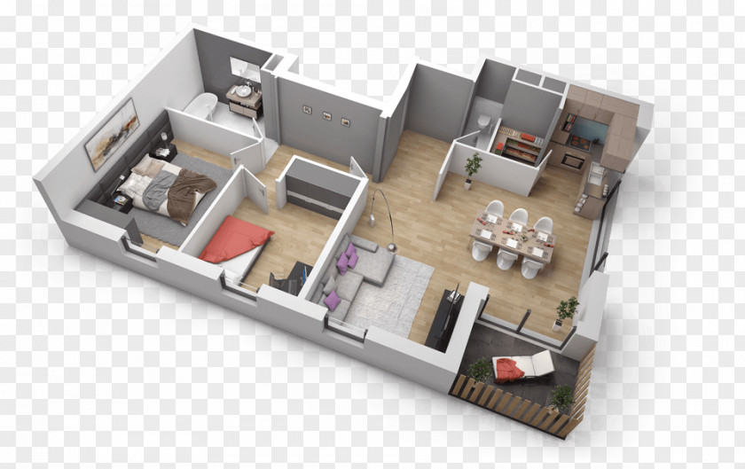 House Apartment Floor Plan Room Architecture PNG