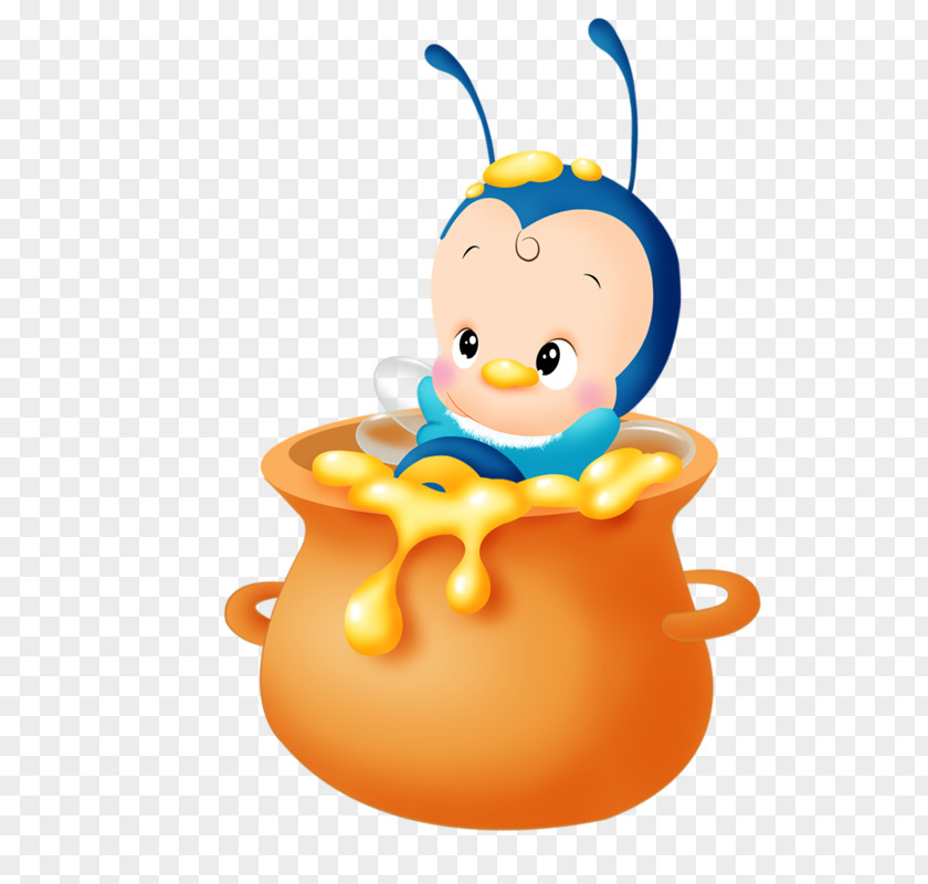 Soaked In Honey Jar Bee Clip Art PNG