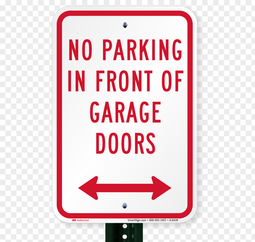 Allmont Garage Doors Parking Violation Car Park Driveway Sign PNG