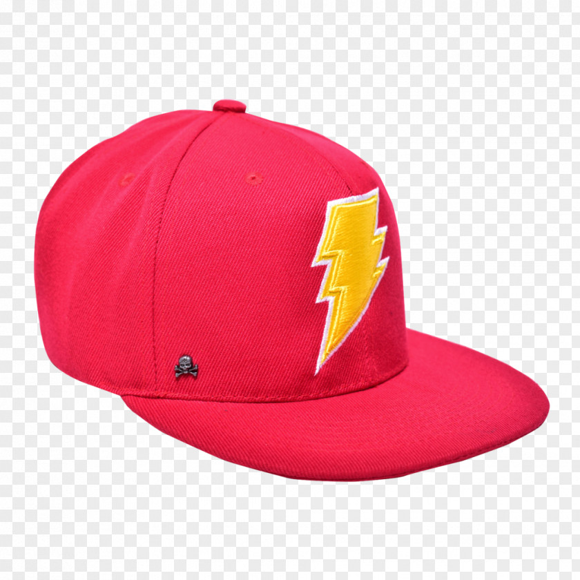 Baseball Cap Shazam Red PNG