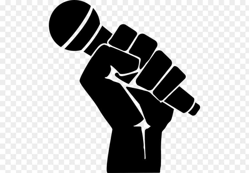 Gesture Thumb Cartoon Microphone PNG