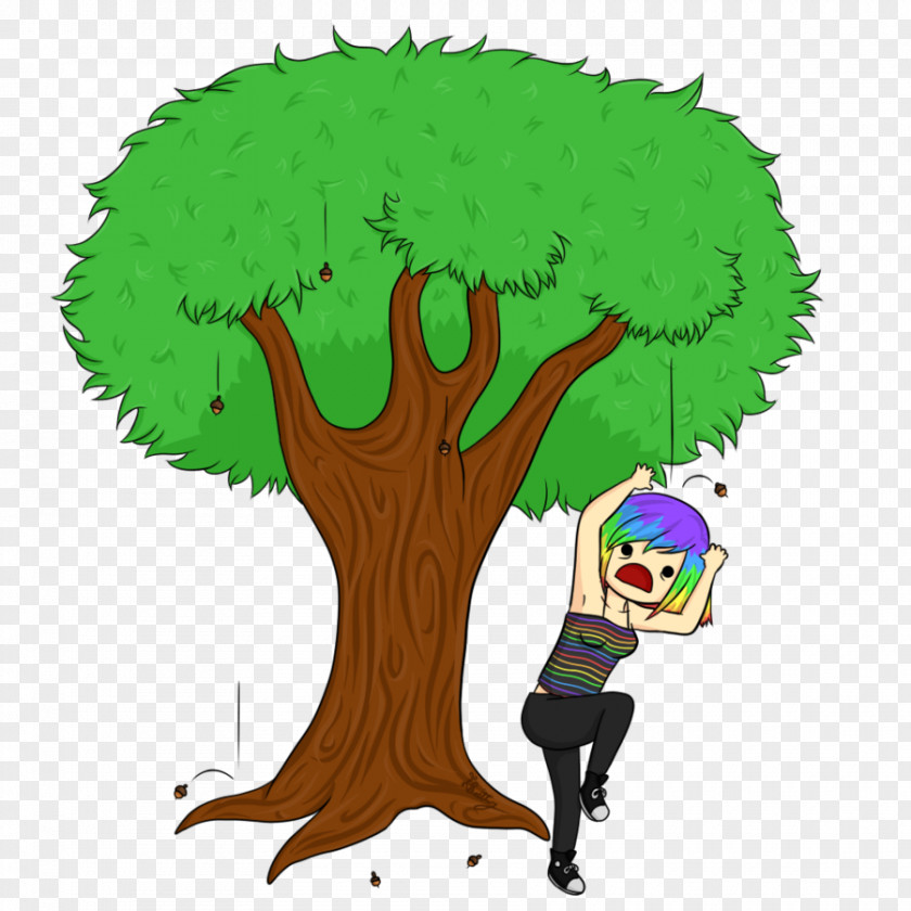 Thick Tree Human Behavior Green Clip Art PNG