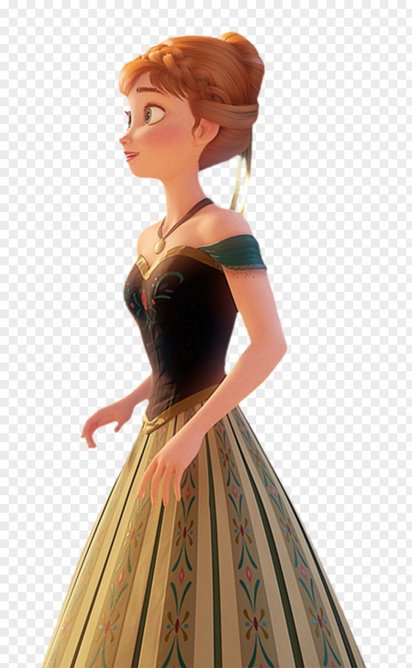 Anna Elsa Frozen Fever Dress Costume PNG