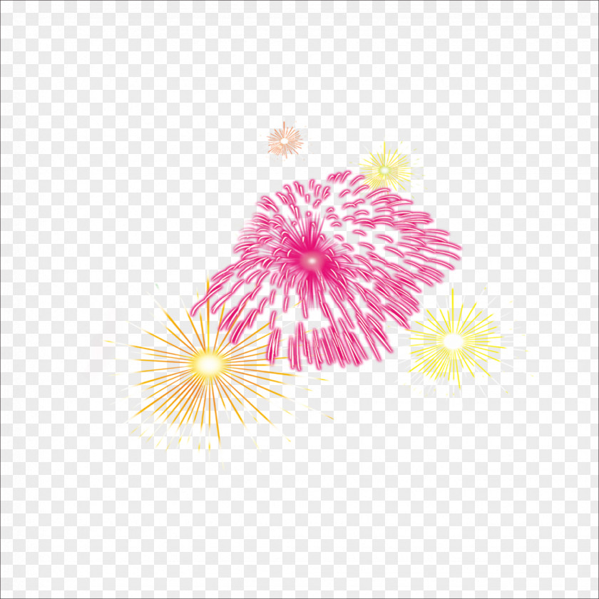 Fireworks Papercutting PNG