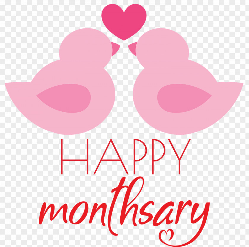 Happy Monthsary PNG