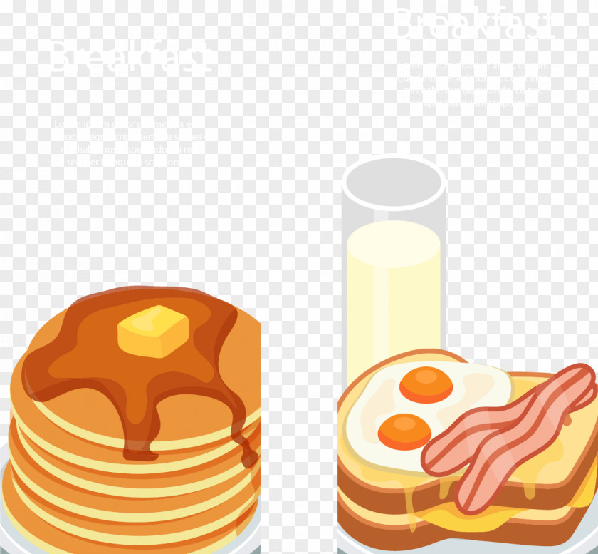 Healthy Breakfast Banners Pancake Eating Health PNG