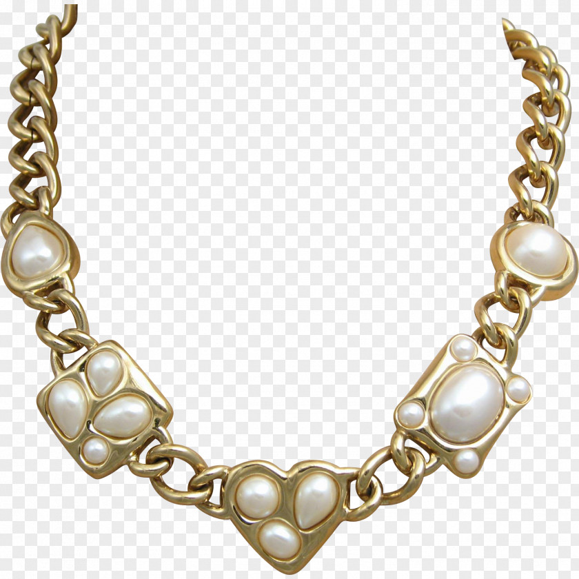 Necklace Pearl Earring Chain Jewellery PNG
