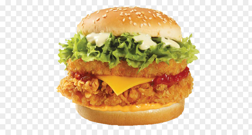 Fried Chicken Hamburger KFC Sandwich PNG