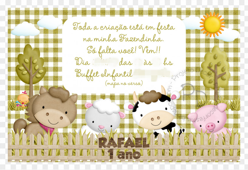 Pig Paper Baby Shower Party Font PNG