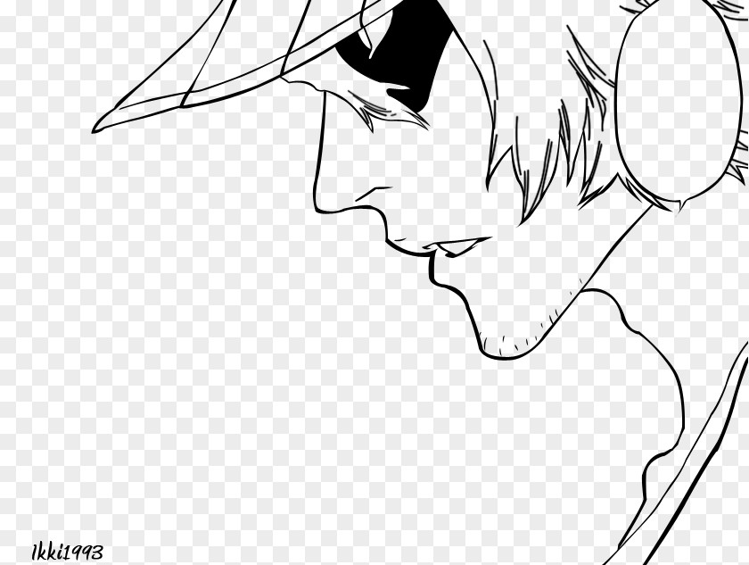 Urahara Kisuke Benihime Finger Line Art Drawing Clip PNG