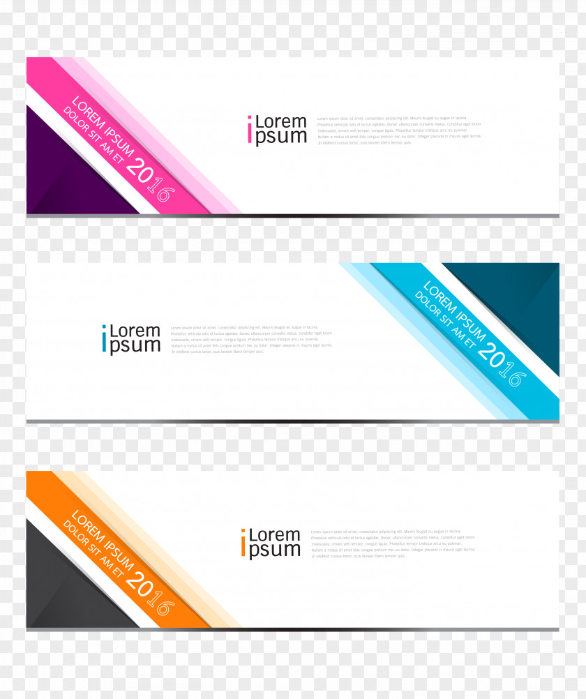 BANNERS Web Banner Euclidean Vector Icon PNG
