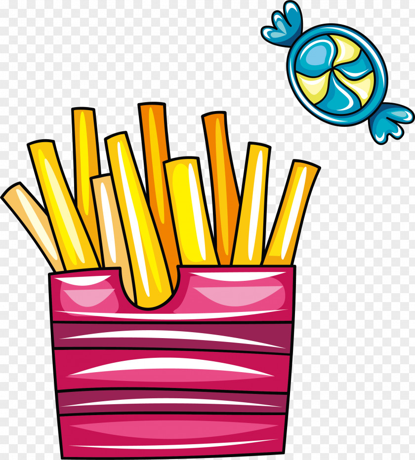 Candy Chips McDonalds French Fries Hamburger Take-out Fast Food PNG