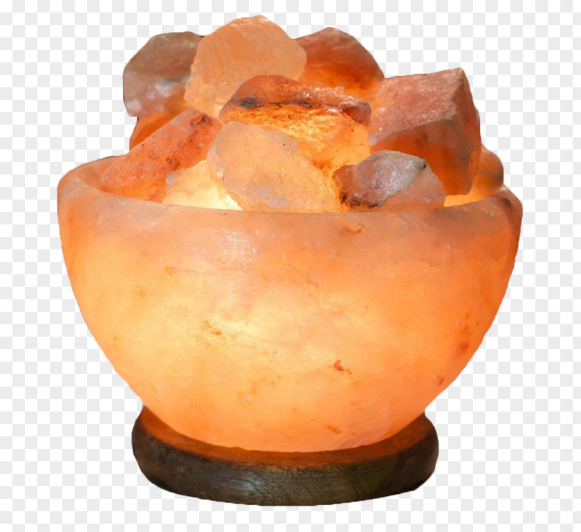 Cuisine Food Himalayan Salt Bowl Lamp Light PNG