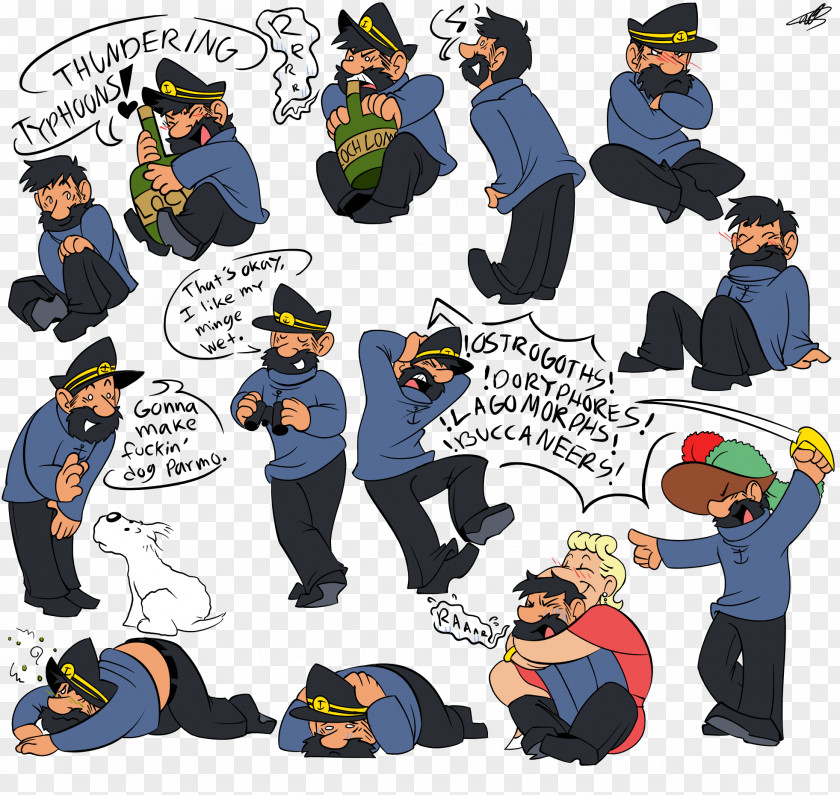 Medication Captain Haddock DeviantArt Artist PNG