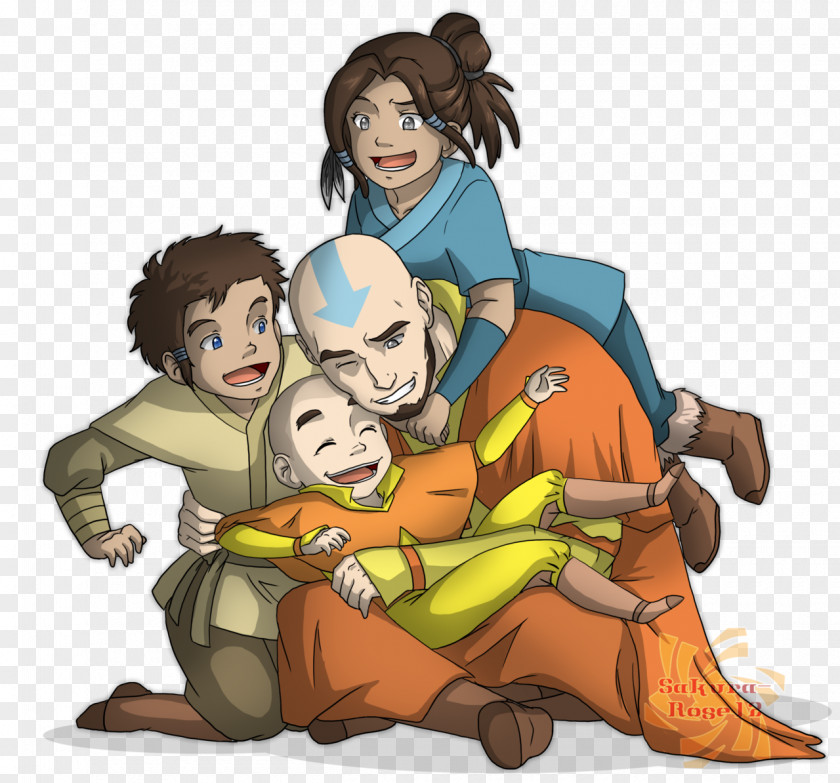 Aang Katara Sokka Zuko Iroh PNG