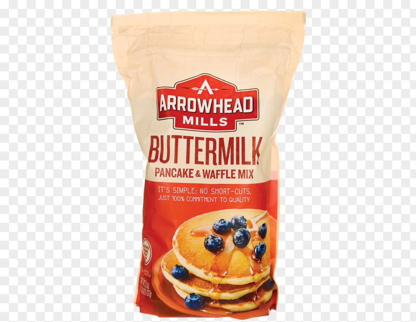 Flour Pancake Waffle Buttermilk Organic Food Arrowhead Mills PNG