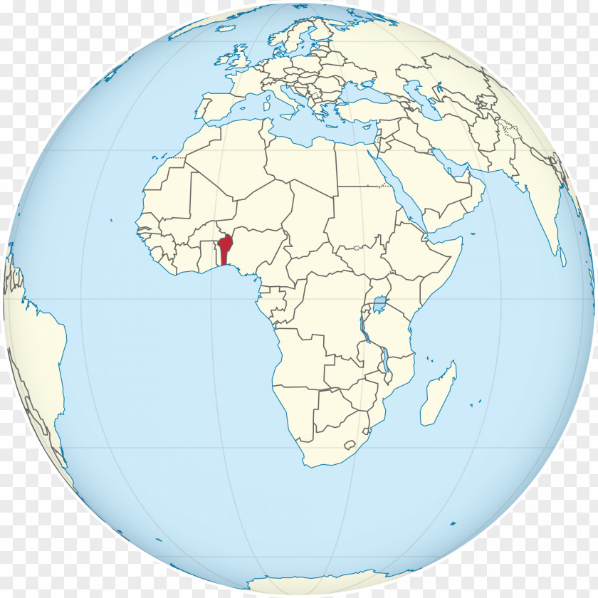 Globe Rwanda World Map PNG