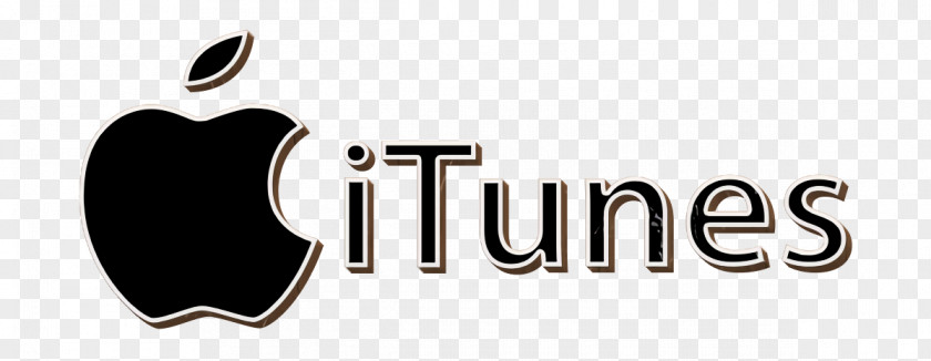 Logo Text Itunes Icon PNG