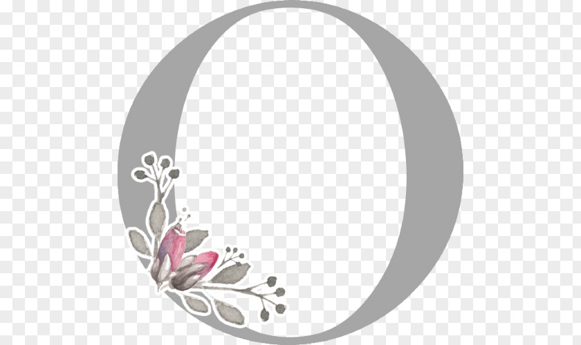 Monogram Floral Letter Symbol Embroidery Font PNG