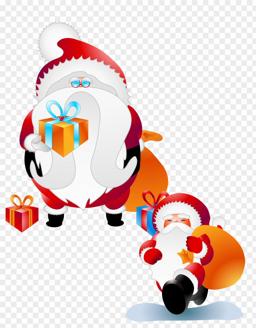 Send Gift Santa Claus Christmas Eve PNG