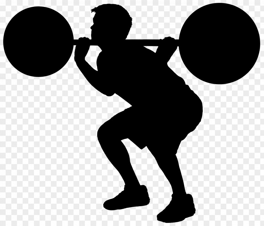 Squat Physical Exercise Training CrossFit Barbell PNG