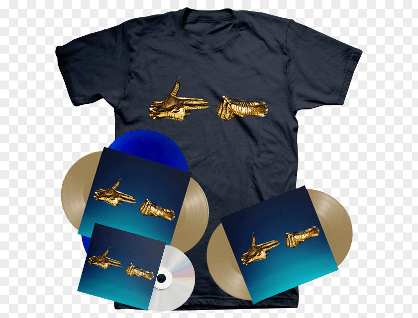 T-shirt Run The Jewels 3 Sleeve Compact Disc PNG