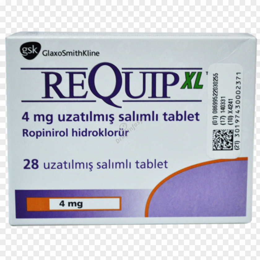 Tablet Ropinirole Pharmacy Pharmaceutical Drug Requip XL PNG