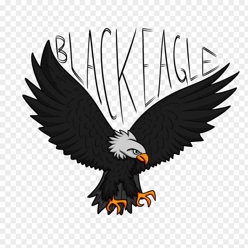 Black Eagle Bald Minecraft European Union Logo PNG
